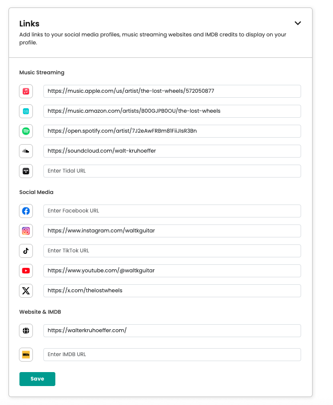 Compozly Links Screenshot